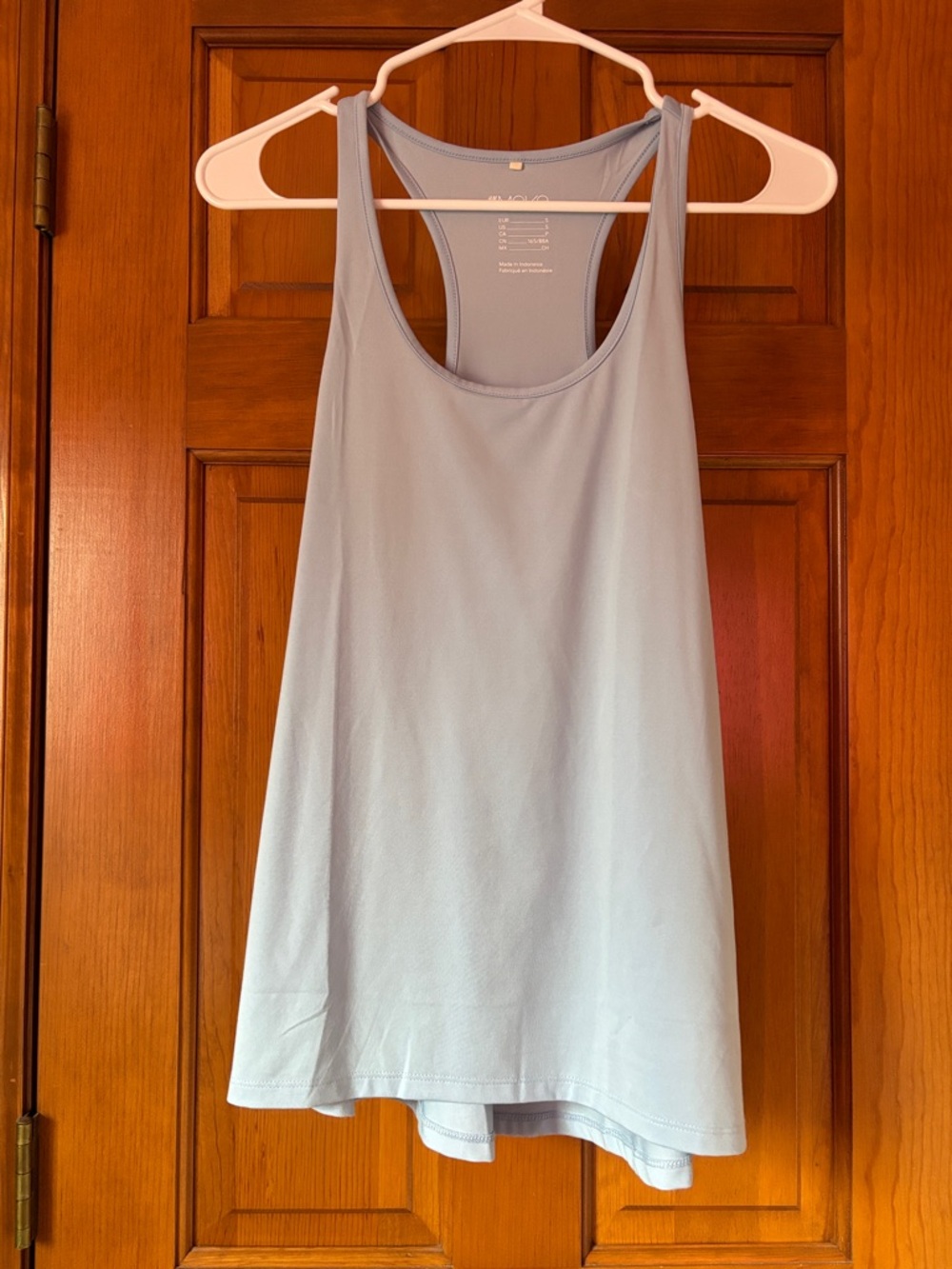 H&M Pale Blue Racerback Tank Top